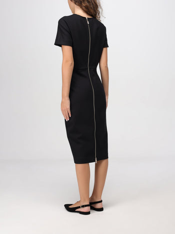 Abito tubino con zip - 2
