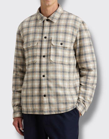 Wool check alaskan skirt jacket - 3