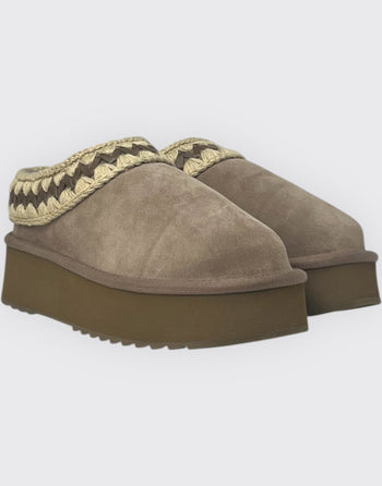 Platform clog suede - 2