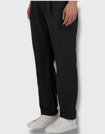 Pantalone regular con pattine - 3