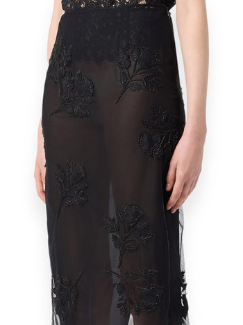 Flower embroid skirt - 4