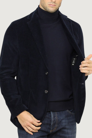 Blazer corduroy dark navy - 3