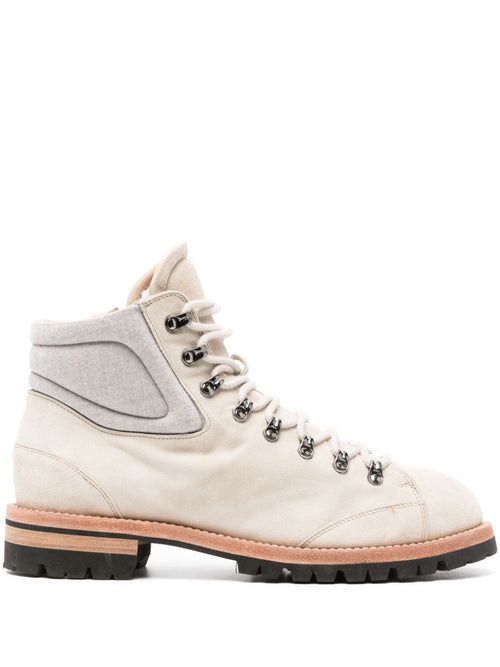 Stivaletti in pelle scamosciata