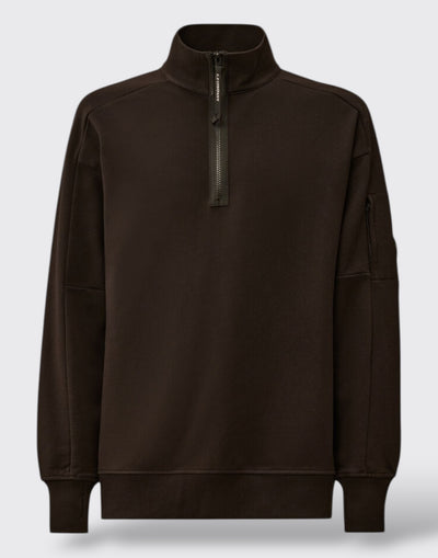 Sweatshirt  in diagonal fleece