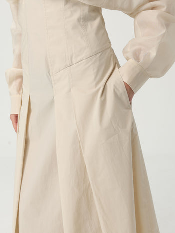 Abito popeline stretch - 4