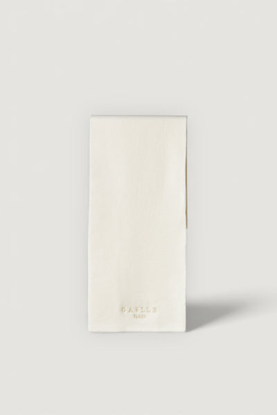 Sciarpa con logo ricamato in tono