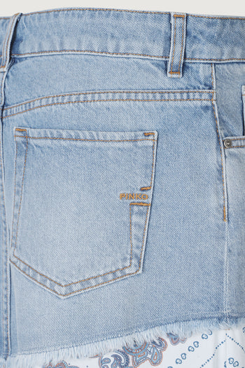 Fuga gonna denim + twill stamp - 2