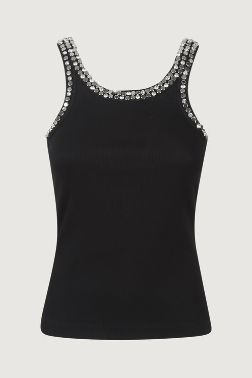 Coriandoli canotta costina di