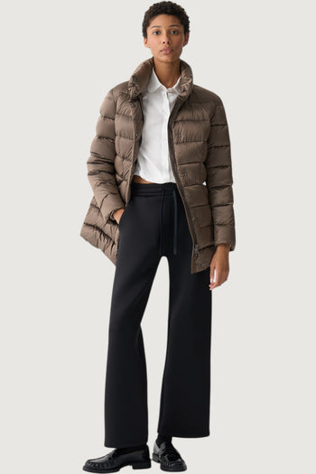 Piumino collo alto sfiancato - 4