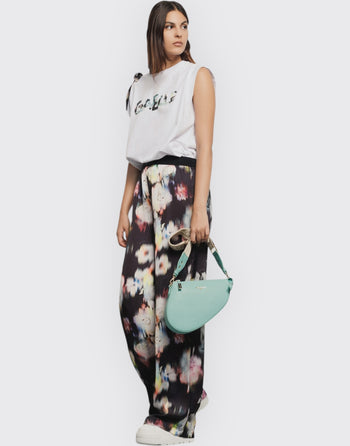 Pantalone morbido in raso - 4