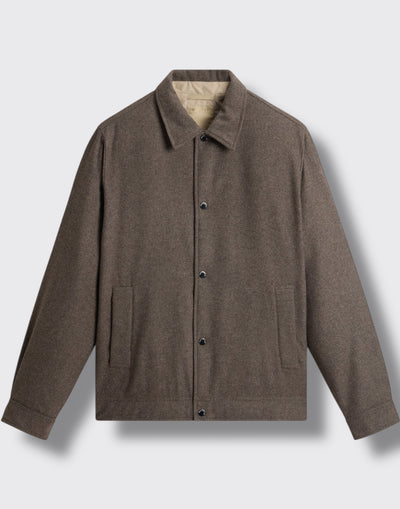 Wool keating shirt jacket