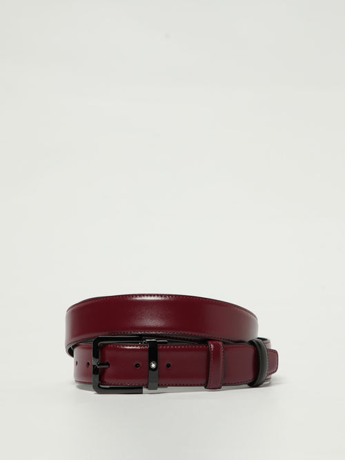 Belt reversible 35mm black/cassis