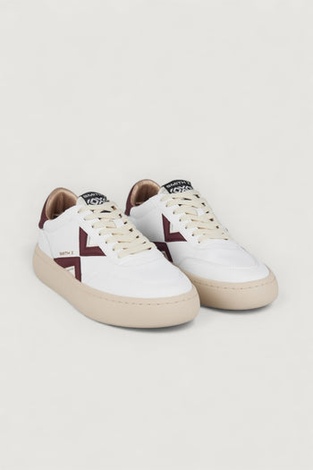 Sneakers ocean white dark red - 2