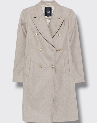 Cappotto doppio petto+gancio