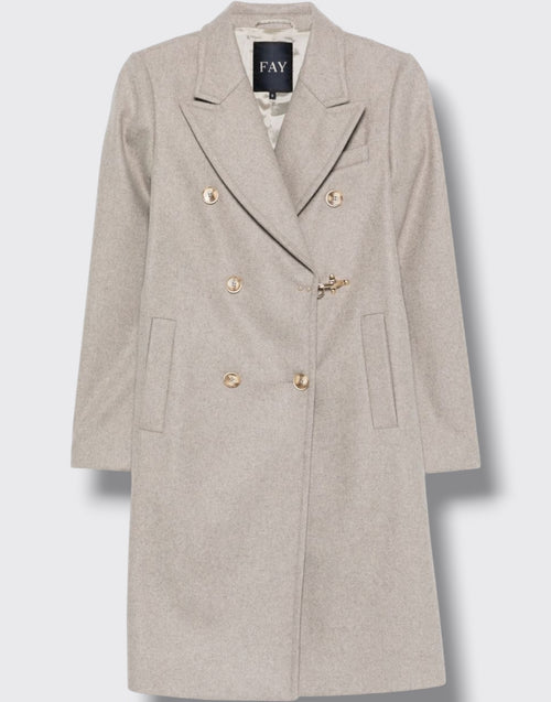 Cappotto doppio petto+gancio