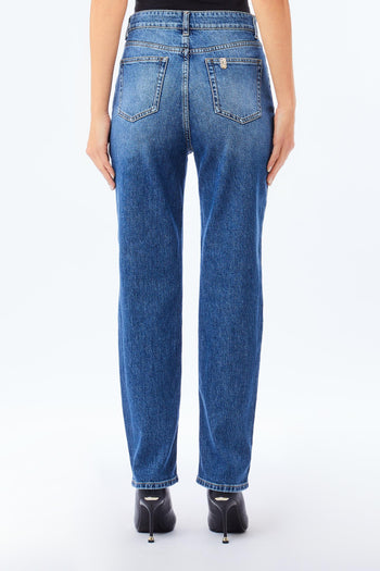 Pant. straight fit h.w. - 2