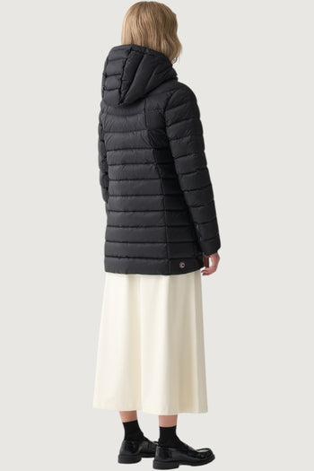 Piumino a trapezio con cappuccio - 2
