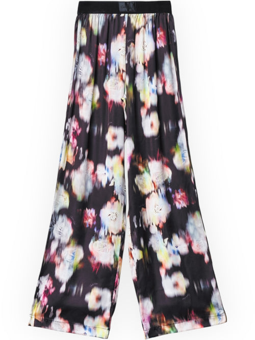 Pantalone morbido in raso