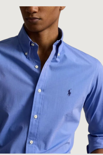 Camicia in popeline stretch custom-fit - 4