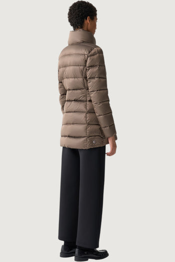 Piumino collo alto sfiancato - 3