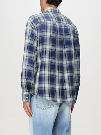 D2 washed check shirt - 3