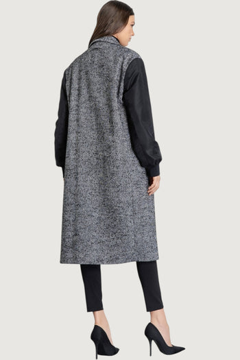 Cappotto over con maniche in nylon - 2