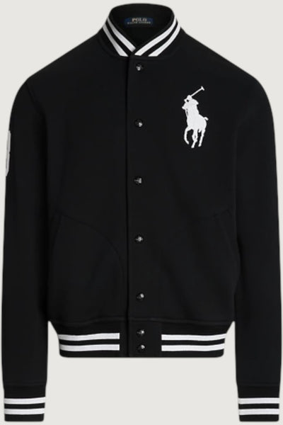 Giacca da baseball big pony in felpa