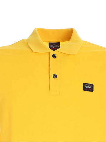 Polo base cotone giallo - 3