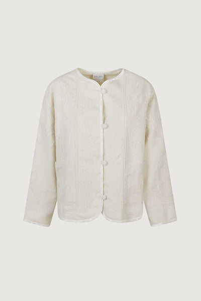 Iris velvet wool tweed blouson