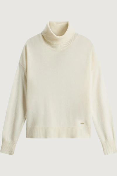 Comfort wool cash turtleneck