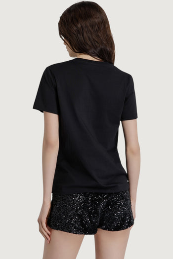 T-shirt con logo ricamato - 3