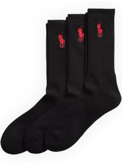 Big pony crew sock 3 pk
