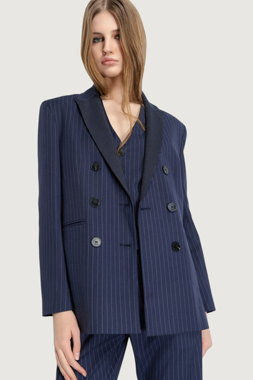Blazer lungo sfiancato