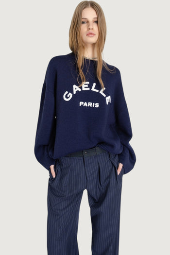 Pullover con logo ricamato - 4