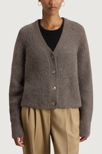 Soft alpaca cardigan - 3