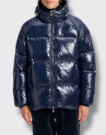 Piumino unisex con cappuccio pyrenex sten amiral - 2